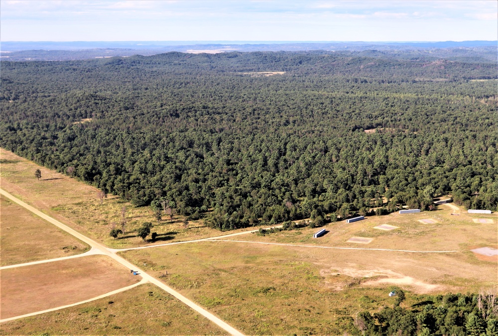 August 2020 aerial views of Fort McCoy