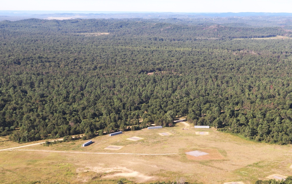 August 2020 aerial views of Fort McCoy