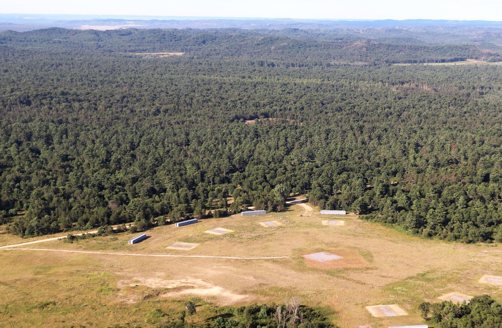 August 2020 aerial views of Fort McCoy