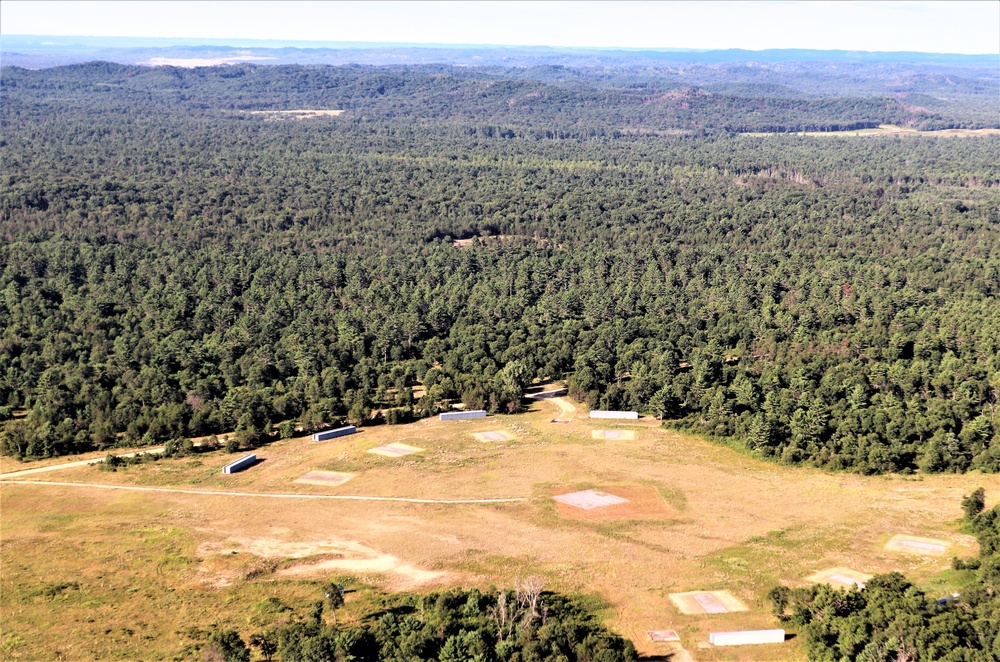 August 2020 aerial views of Fort McCoy