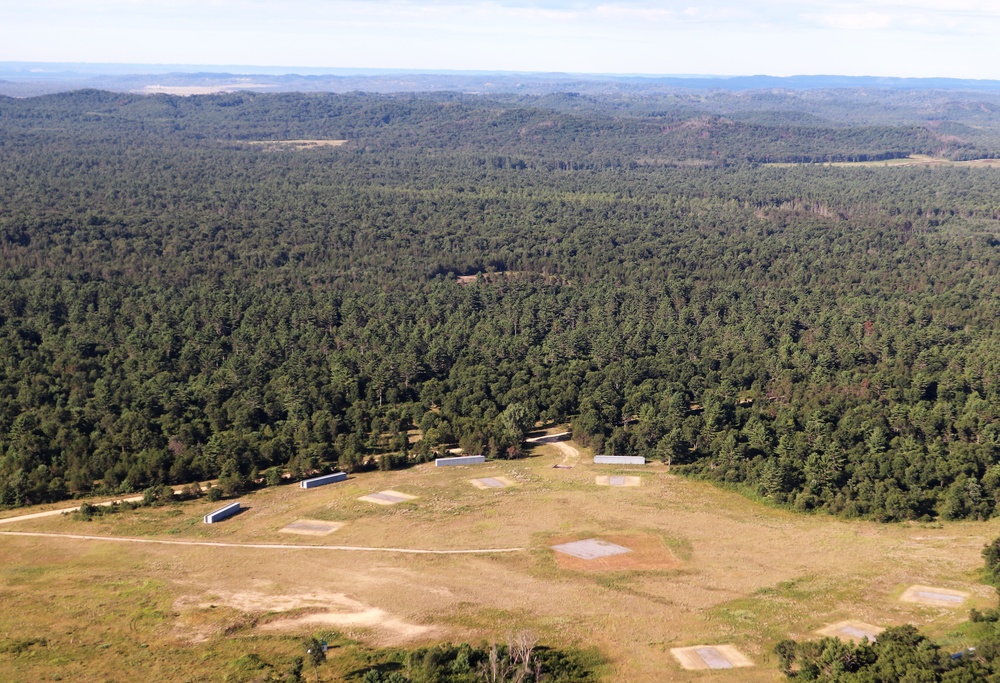 August 2020 aerial views of Fort McCoy