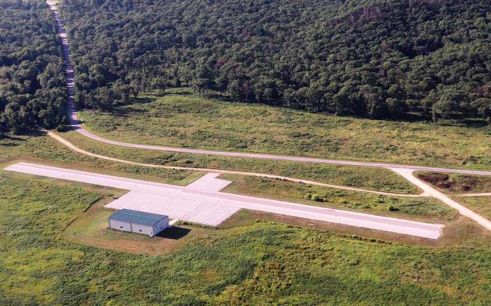 August 2020 aerial views of Fort McCoy