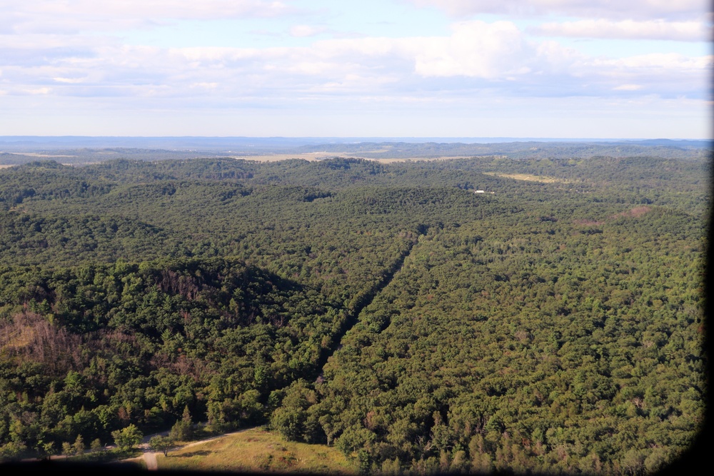 August 2020 aerial views of Fort McCoy