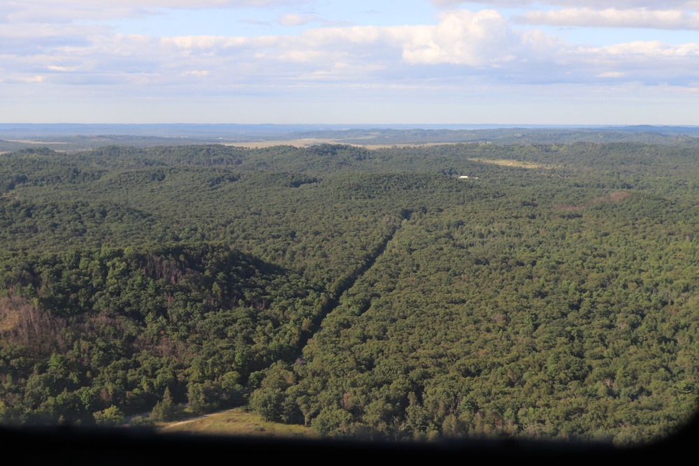 August 2020 aerial views of Fort McCoy