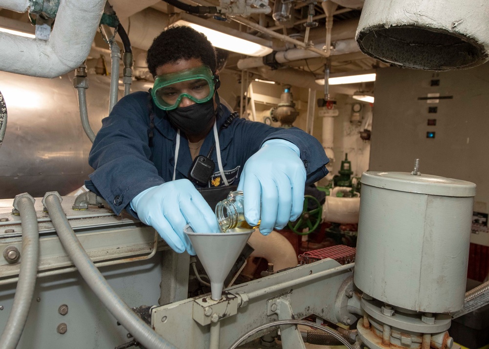 USS Bunker Hill conducts Routine Operations