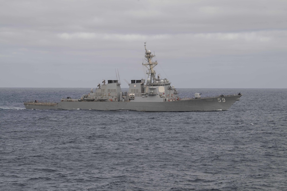 USS Bunker Hill conducts Routine Operations