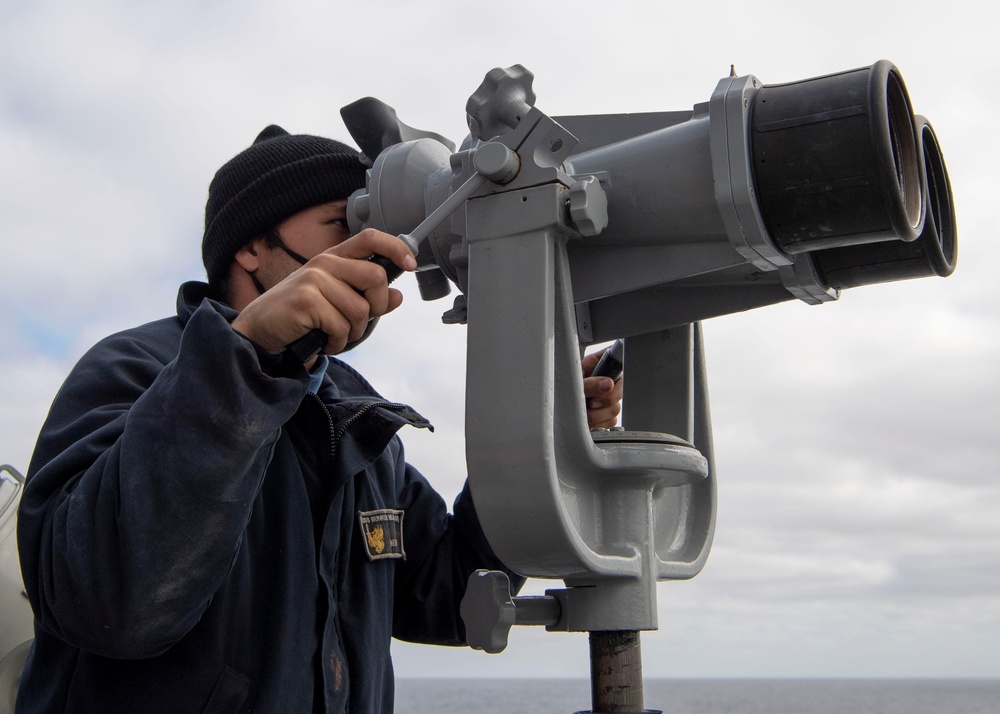 USS Bunker Hill conducts Routine Operations