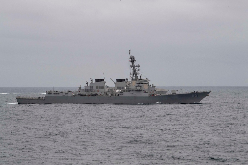 USS Bunker Hill conducts Routine Operations