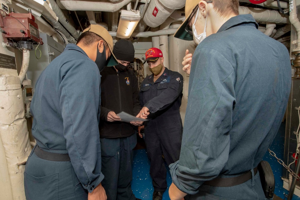 USS Bunker Hill conducts Routine Operations