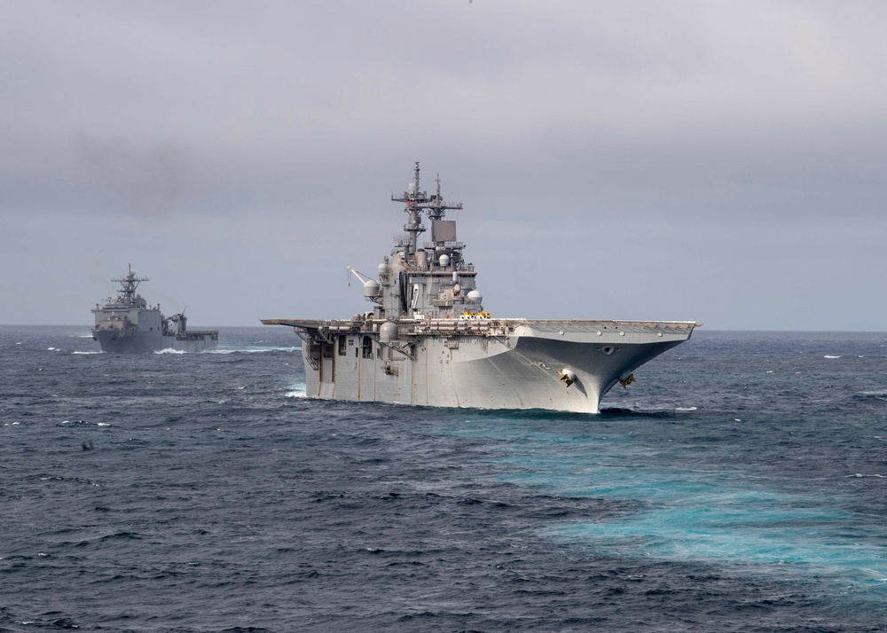 USS Essex and USS Pearl Harbor Transit