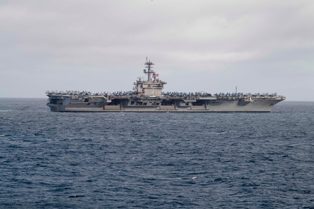 USS Theodore Roosevelt Transits