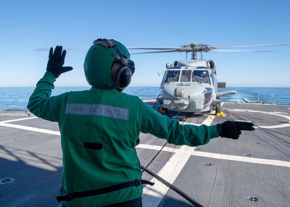 USS Bunker Hill conducts Routine Operations