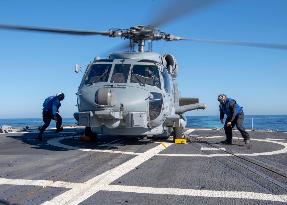 USS Bunker Hill conducts Routine Operations