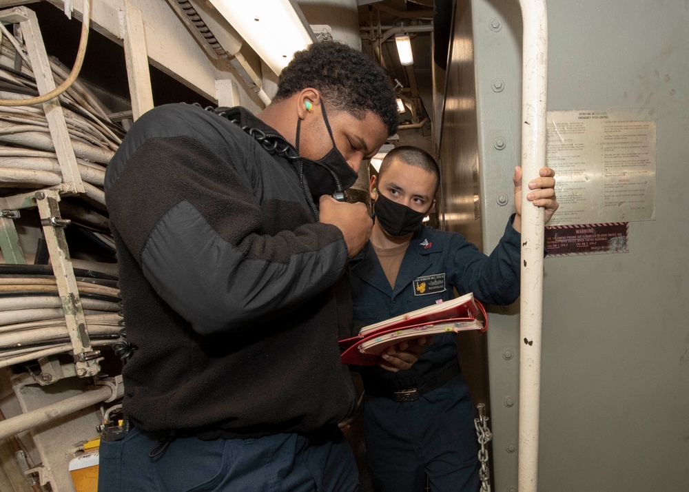 USS Bunker Hill conducts Routine Operations