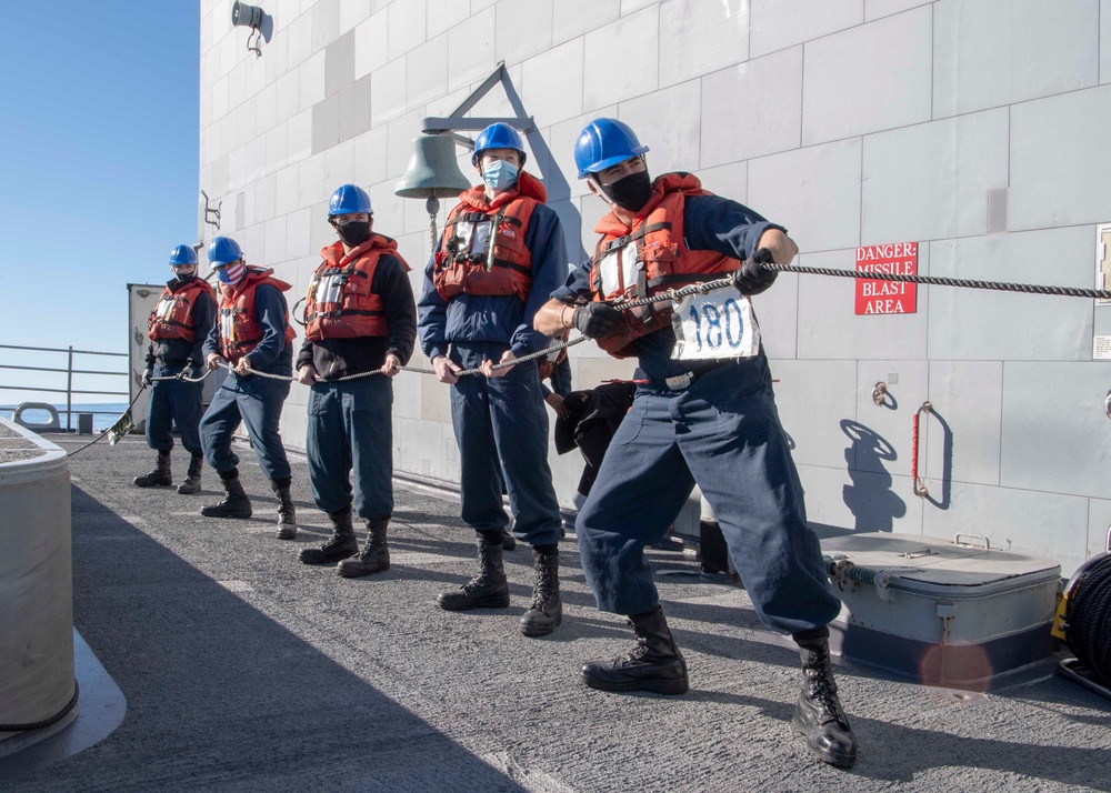 USS Bunker Hill conducts Routine Operations