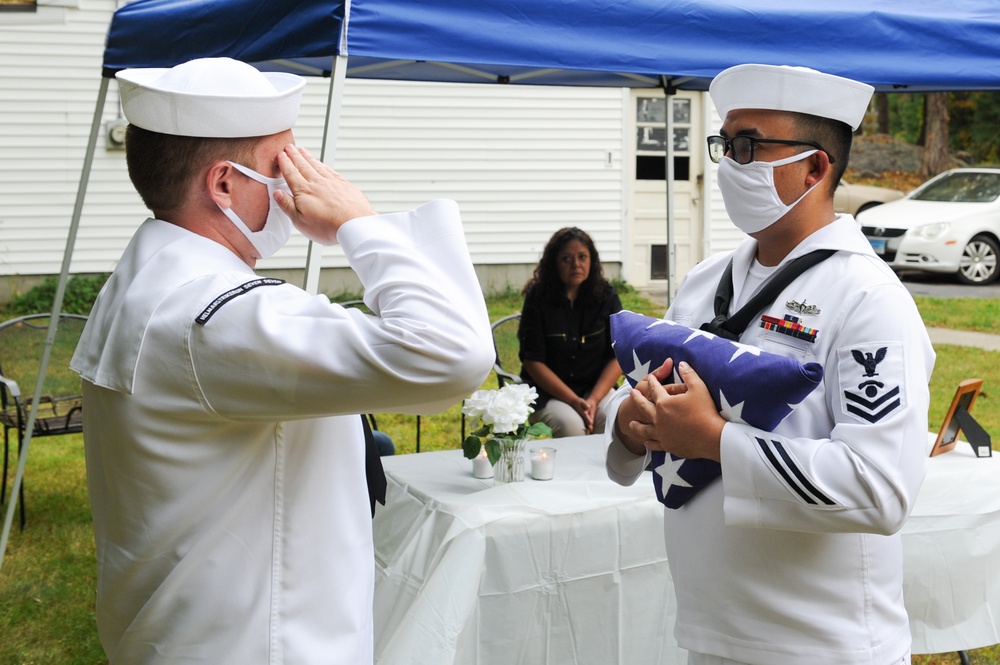 Naval Submarine Base New London conducts funeral honors for Navy veteran