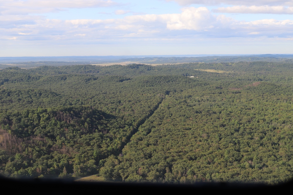 August 2020 aerial views of Fort McCoy