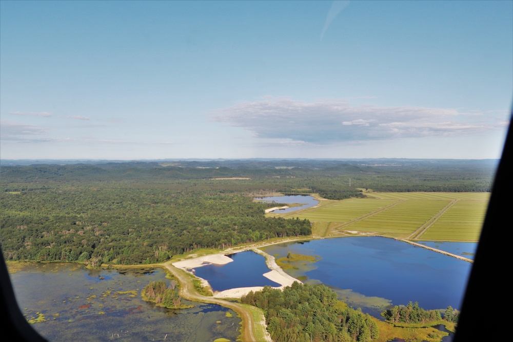 August 2020 aerial views of Fort McCoy