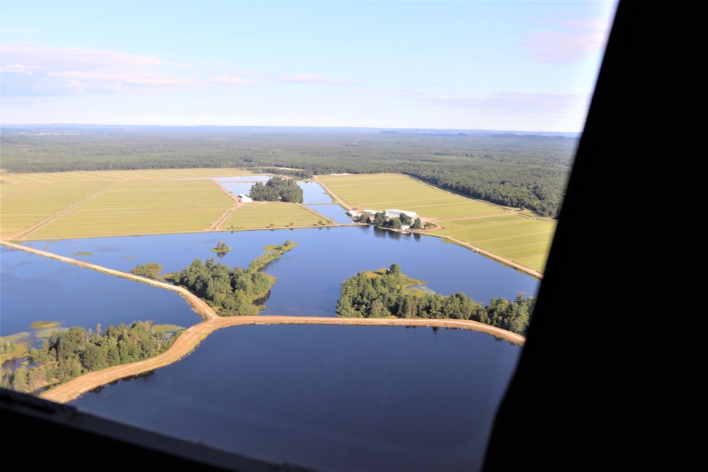 August 2020 aerial views of Fort McCoy