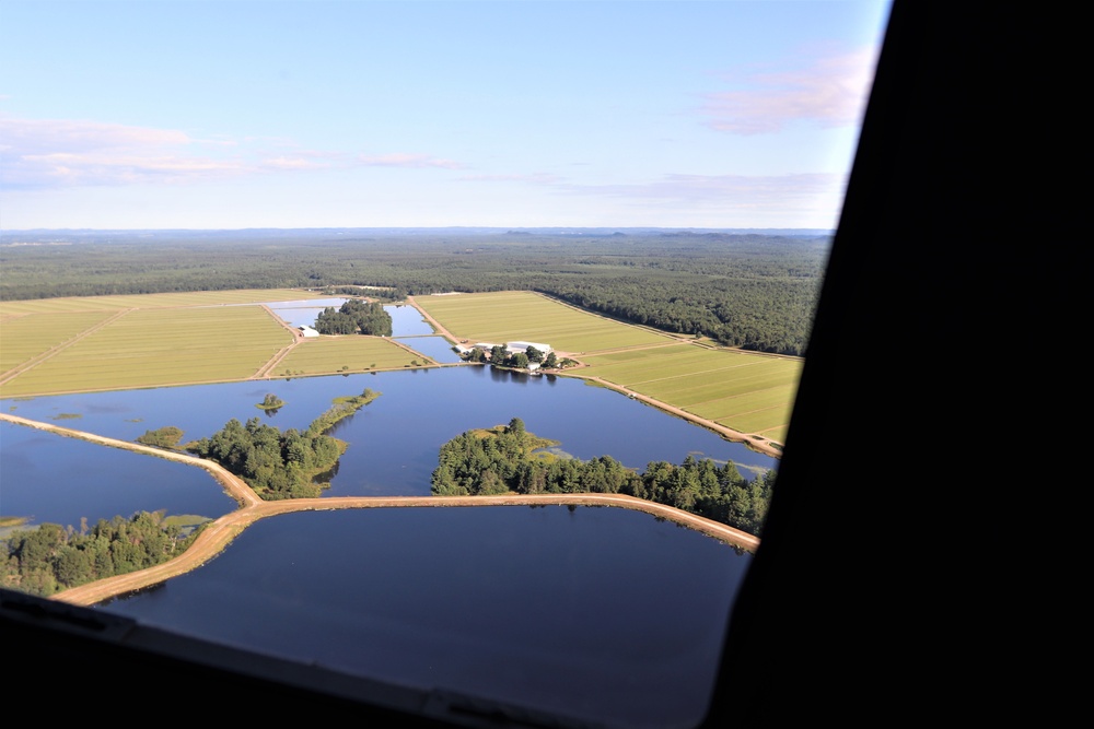 August 2020 aerial views of Fort McCoy