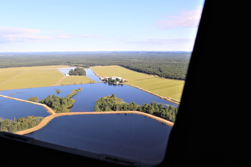 August 2020 aerial views of Fort McCoy