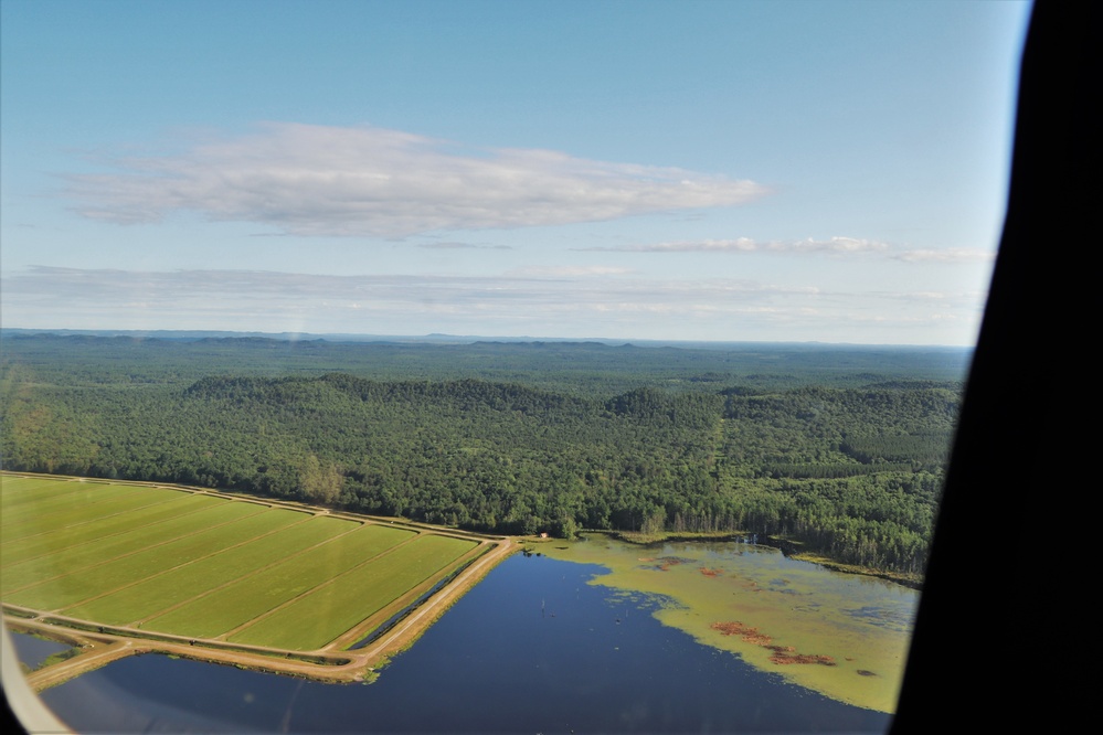 August 2020 aerial views of Fort McCoy