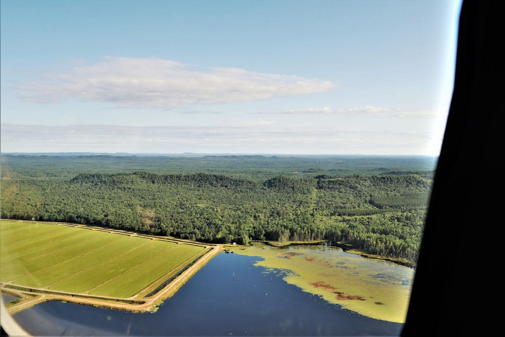 August 2020 aerial views of Fort McCoy