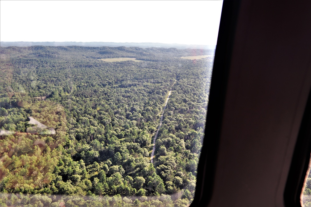 August 2020 aerial views of Fort McCoy