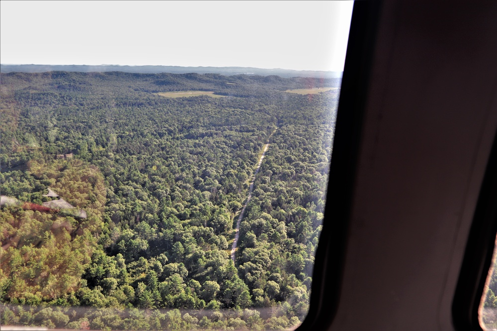 August 2020 aerial views of Fort McCoy