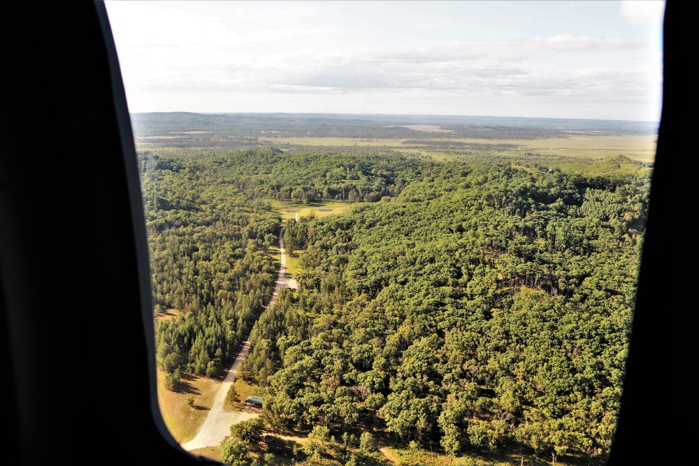 August 2020 aerial views of Fort McCoy