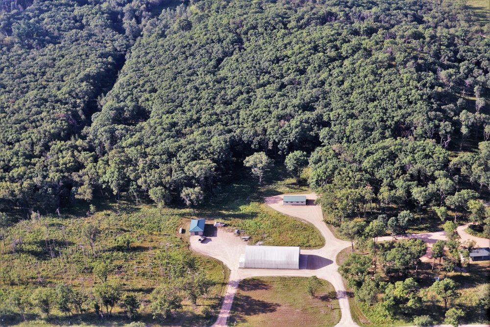 August 2020 aerial views of Fort McCoy