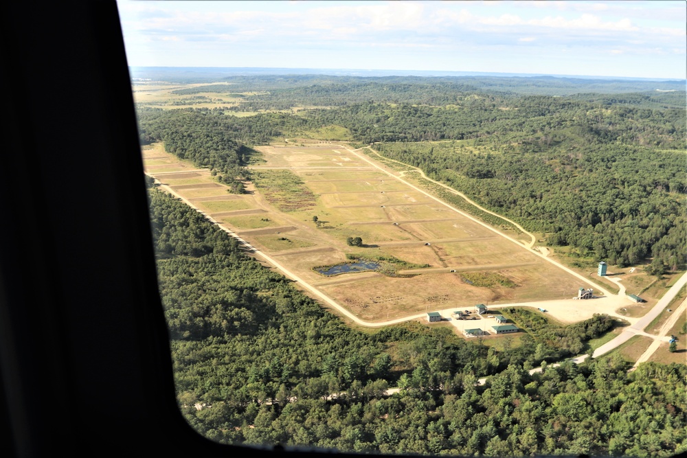 August 2020 aerial views of Fort McCoy