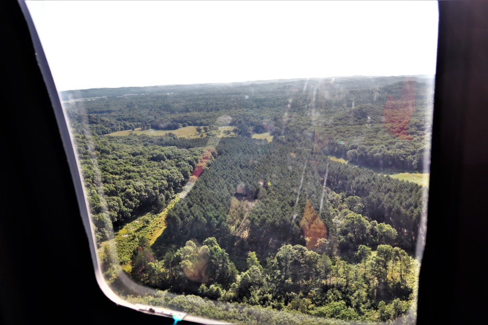 August 2020 aerial views of Fort McCoy