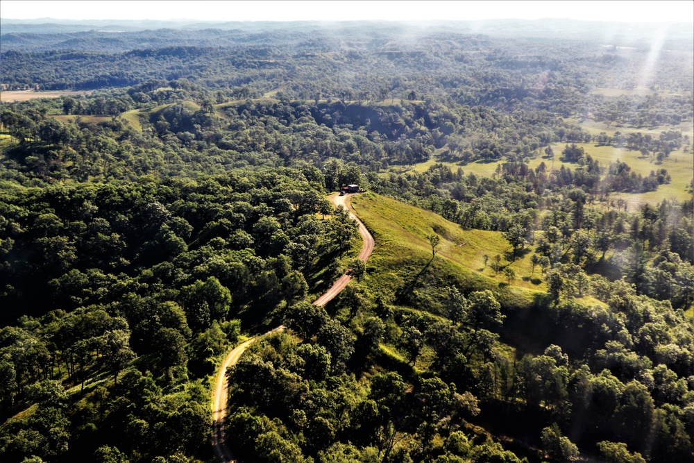 August 2020 aerial views of Fort McCoy