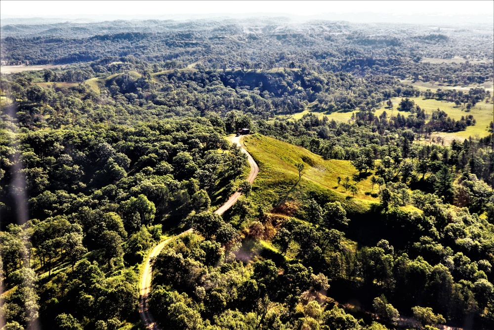 August 2020 aerial views of Fort McCoy