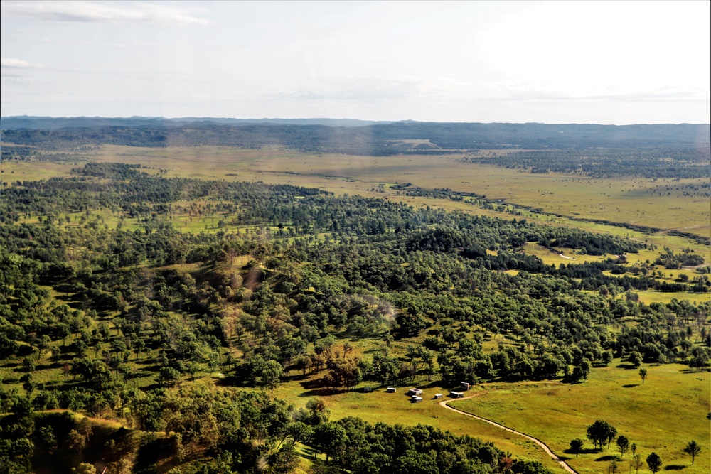 August 2020 aerial views of Fort McCoy