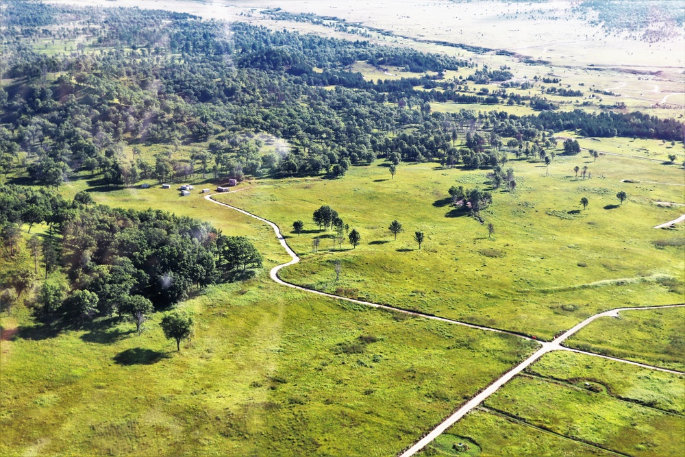 August 2020 aerial views of Fort McCoy