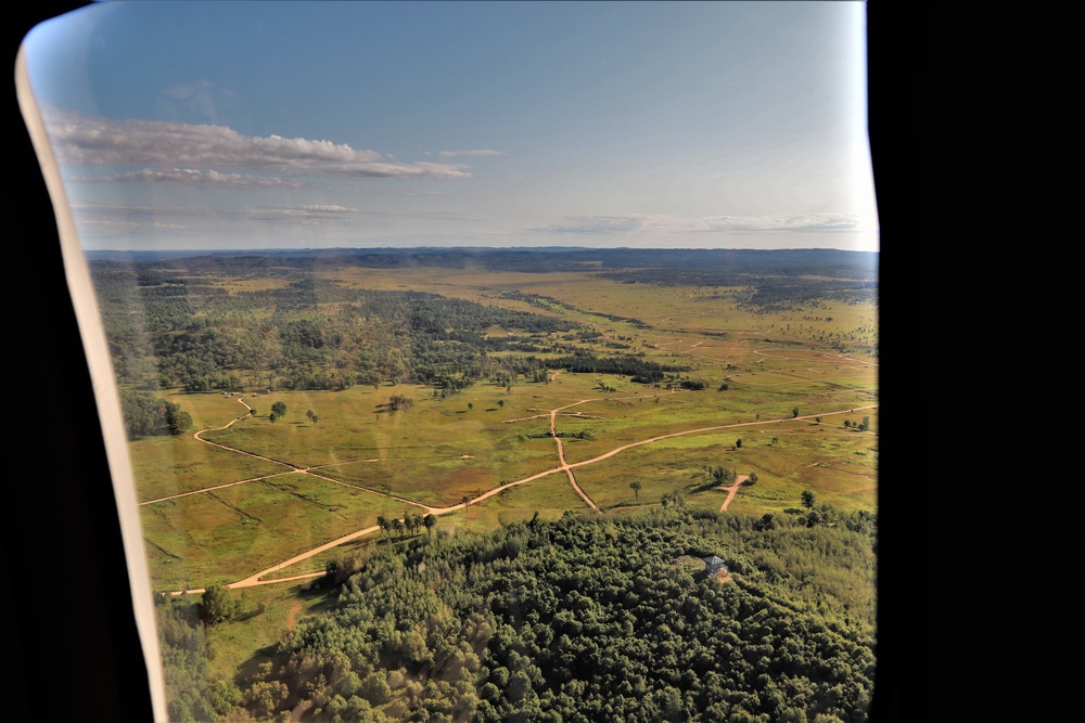 August 2020 aerial views of Fort McCoy