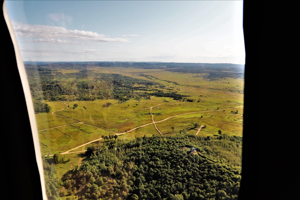 August 2020 aerial views of Fort McCoy