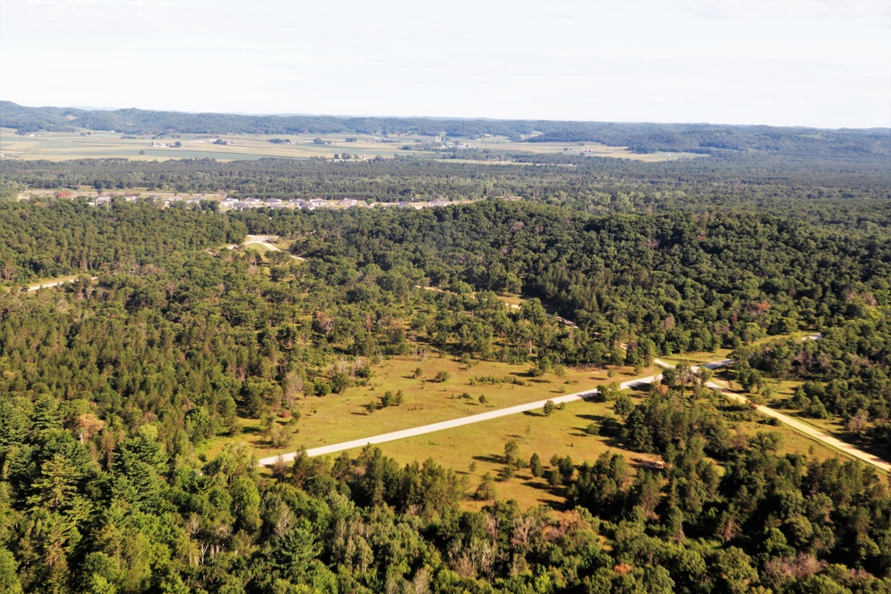 August 2020 aerial views of Fort McCoy