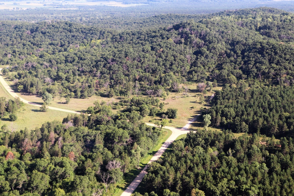 August 2020 aerial views of Fort McCoy