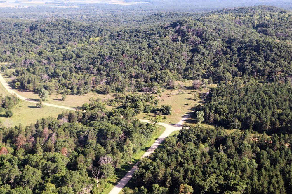 August 2020 aerial views of Fort McCoy