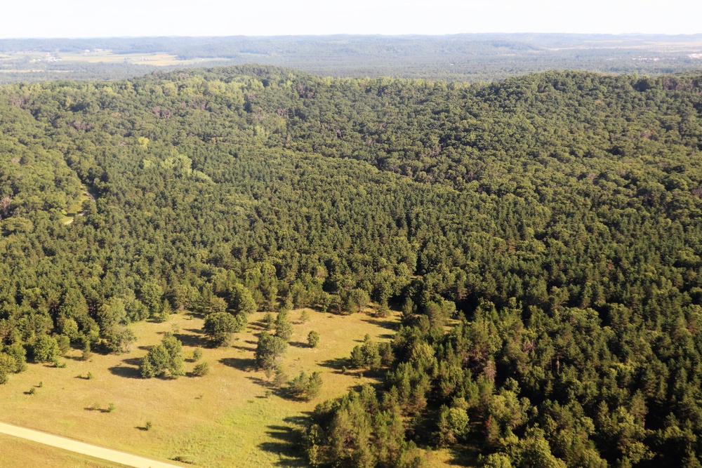 August 2020 aerial views of Fort McCoy