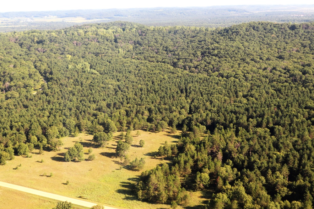 August 2020 aerial views of Fort McCoy