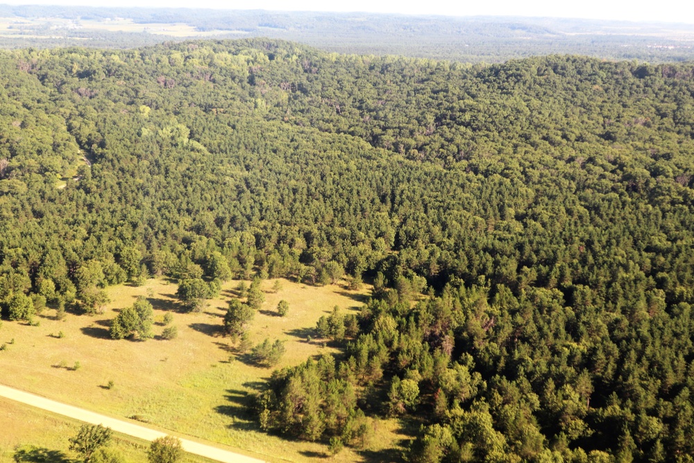 August 2020 aerial views of Fort McCoy