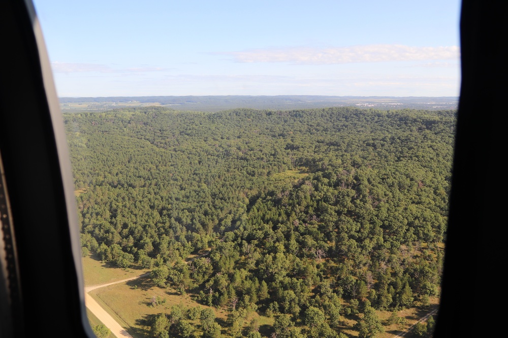 August 2020 aerial views of Fort McCoy