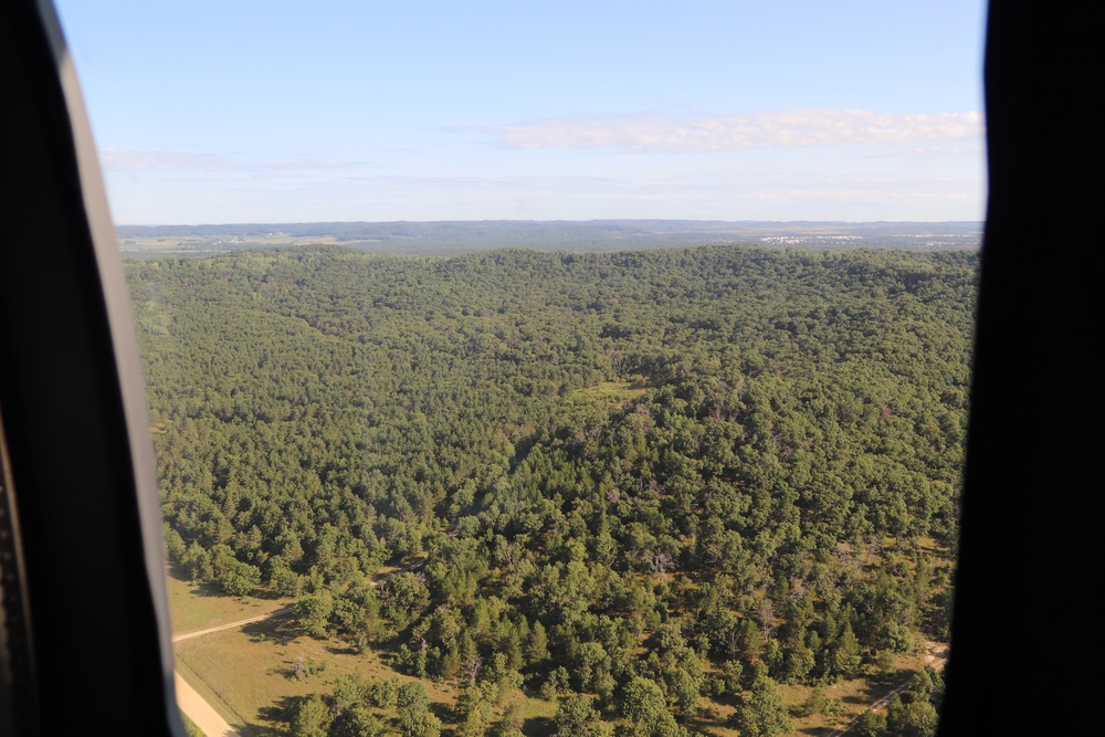 August 2020 aerial views of Fort McCoy