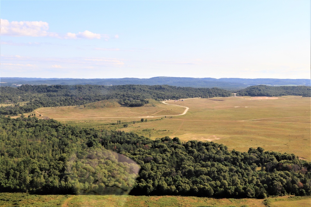 August 2020 aerial views of Fort McCoy