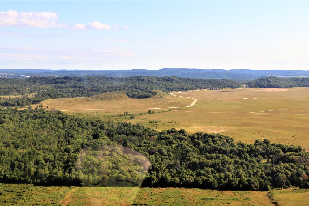 August 2020 aerial views of Fort McCoy