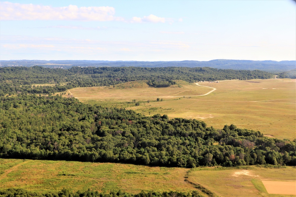 August 2020 aerial views of Fort McCoy